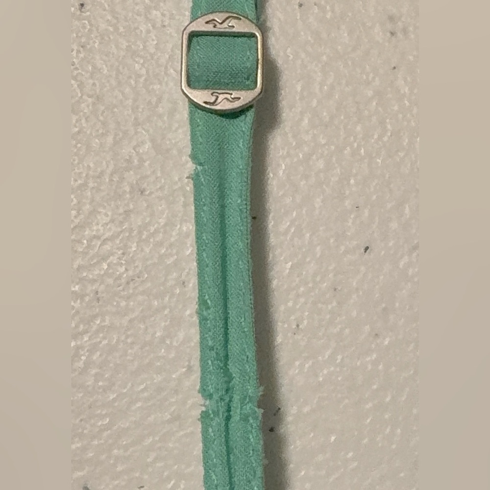 NWT Hollister Green Lace Empire Waist Chemise Cami Spaghetti Strap Dress |Size L - Picture 14 of 15